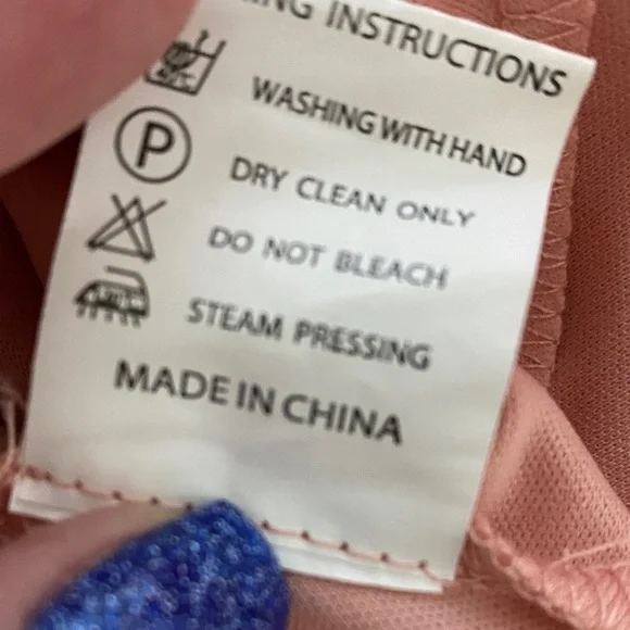 Aonour Lace Long Sleeve Dress Medium Pink - Picture 5 of 6